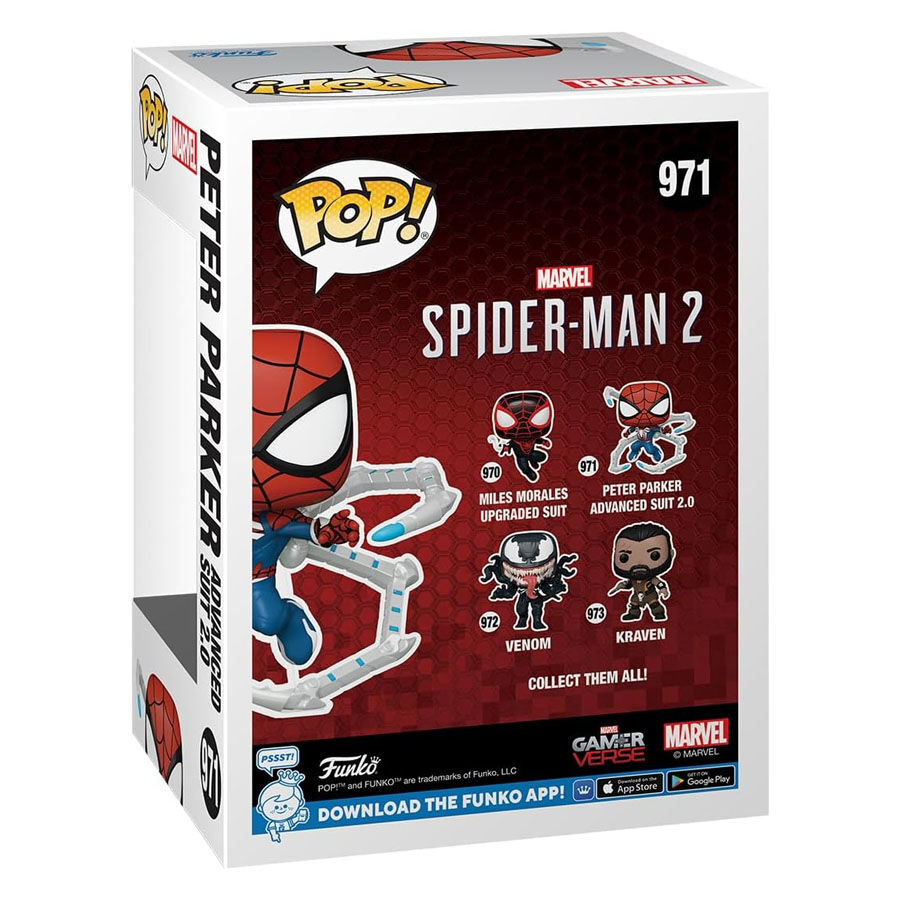 Funko Pop! Spider-man 2 Peter Parker Advanced Suit 2.0 | Toys