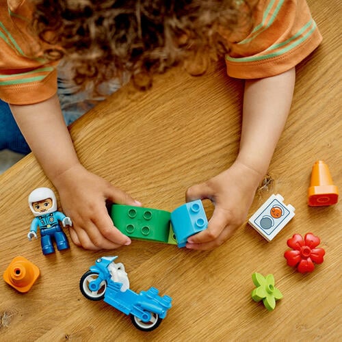 LEGO Duplo Blue Police Motorcycle 10471