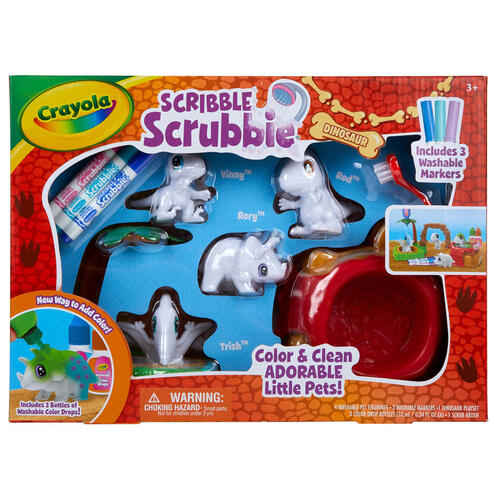 Crayola Scribble Scrubbie Pets Dinosaur Set