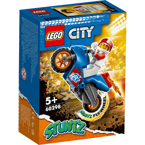 Lego เลโก้ ซิตี้ สตั๊นท์ ร็อคเก็ต สตั๊นท์ ไบค์ 60298