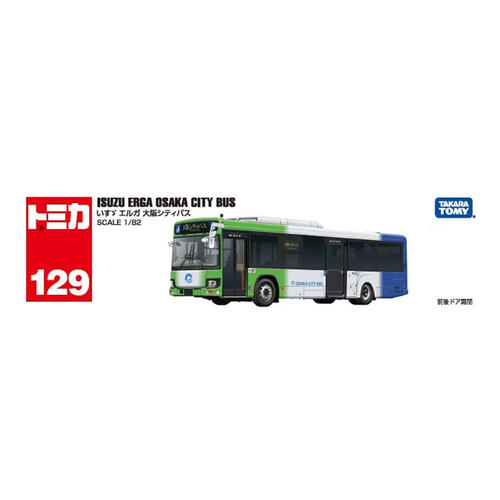 Tomica No. 129 Isuzu Erga Osaka City Bus (Long Type)