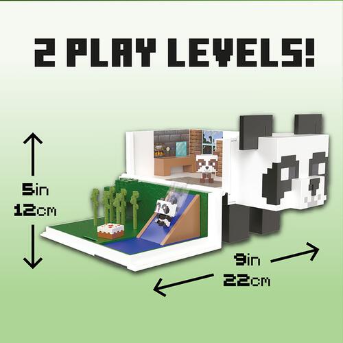 Minecraft Mob Head Minis Panda Playhouse Playset