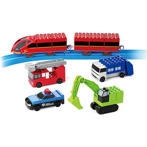 Tomica Plarail Block Entry Set