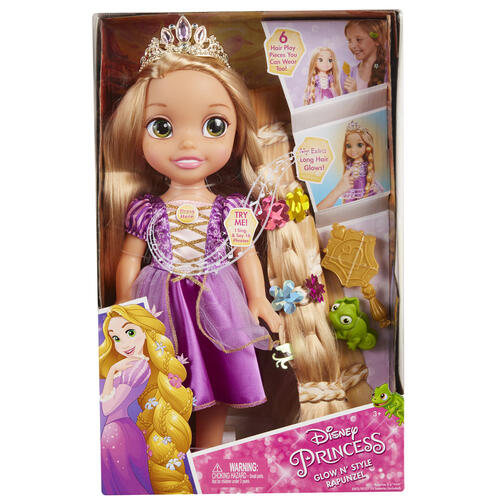 Disney Princess  ตุ๊กตาเจ้าหญิงน้อยราพันเซล โกรว แอนด์ สไตร์ล