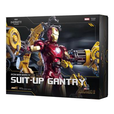 Marvel Iron Man Mark Iv Mk4 & Suit-Up Gantry