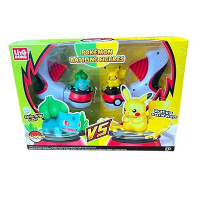 Pokemon Battling Figures Pikachu And Bulbasaur