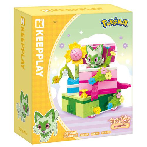 Qman Pokemon Party Parade Floats Sprigatito