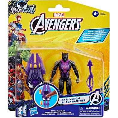 Marvel Avengers VenomVersus Epic World Of Action Series Anti-Venom Black Panther Action Figure