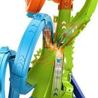 Hot Wheels Action- Power 4 Loops Clash Out Playset