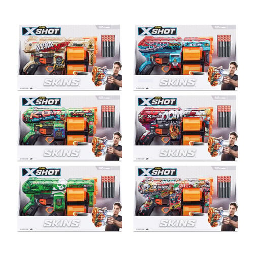 Zuru X-Shot Skins Dread Color - Assorted