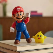 The Super Mario Galaxy Movie 5-Inch Mario Figure With Luma Star