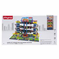 playpop ชุดอาคารจอดรถ Super City พร้อมลิฟต์ไฟฟ้า