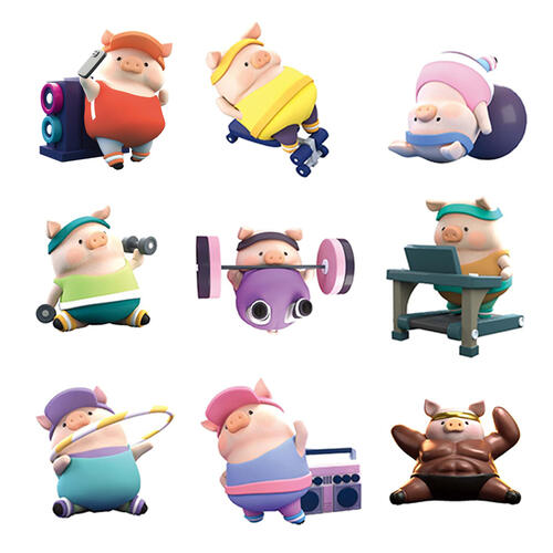 Lulu The Piggy The Fitness Club Blind Box Single Pack - Assorted