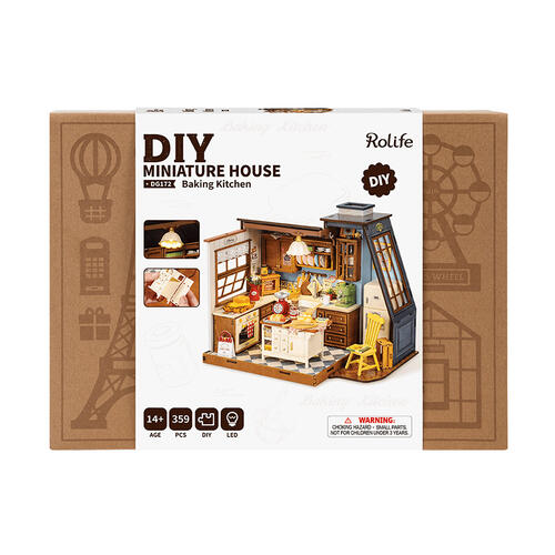 Rolife Baking Kitchen DIY Miniature House