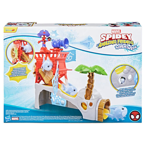 Marvel Spidey and his Amazing Friends Toys Water-Webs Spidey Island