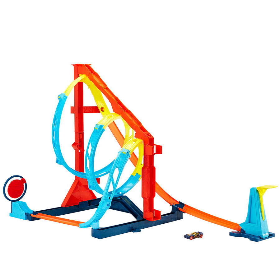 Hot wheels corkscrew track store