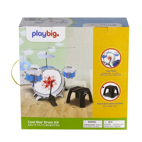 Play Big Cool Star Drum Kit
