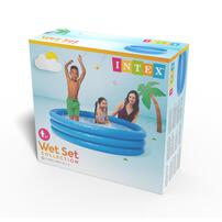 Intex สระน้ำเป่าลม คริสตัล สีฟ้า