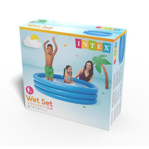 Intex สระน้ำเป่าลม คริสตัล สีฟ้า