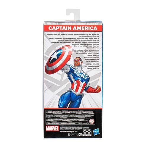 Marvel Captain America Action Figure with Shield Marvel Mighty Hero Series 9"
