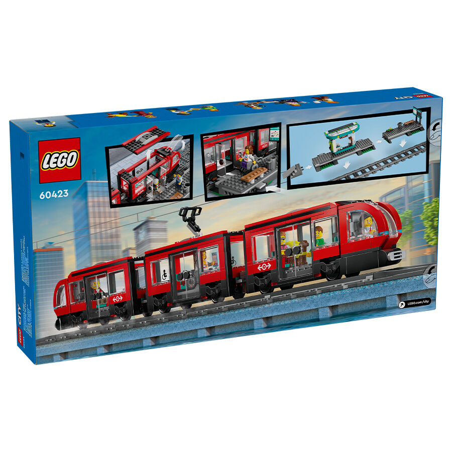Lego city red train discount