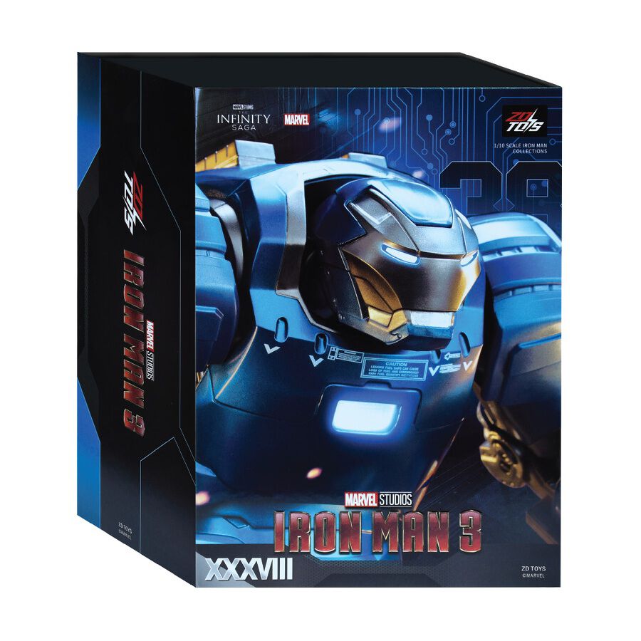 ZD TOYS Iron Man MK38 Scale 1/10 (7 inches) Figure | Toys