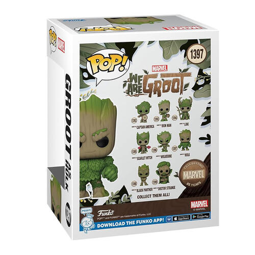 Funko Pop! Marvel We Are Groot - Groot As Hulk
