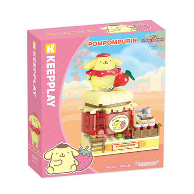 Qman Sanrio characters Pompompurin Strawberry Jam Workshop