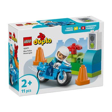 LEGO Duplo Blue Police Motorcycle 10471