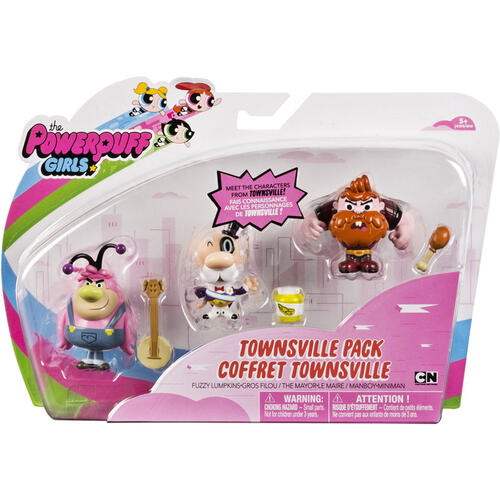 Power Puff Girls - 2 Inch Townsville Doll 3 Pack