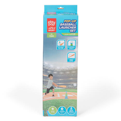Play Pop Sport Pop-Up Baseball Launcher Set