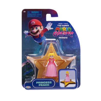 The Super Mario Galaxy Movie 1.5 Inch Princess Peach Figure With Star