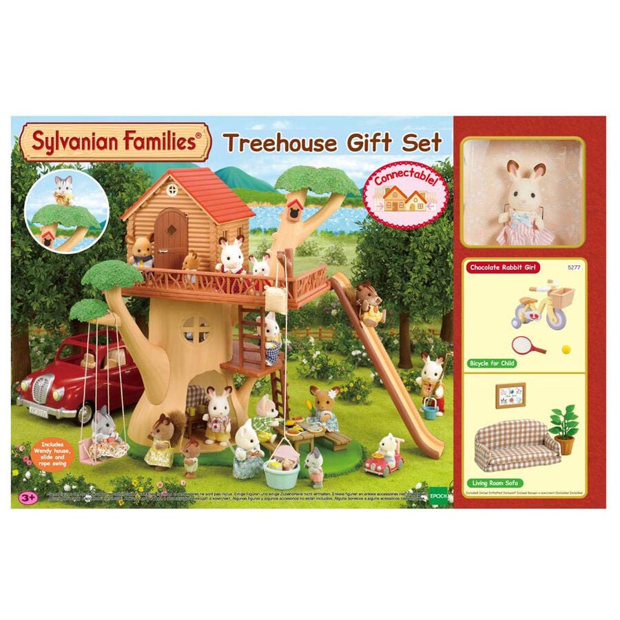 Sylvanian treehouse sale gift set