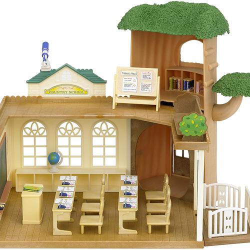Sylvanian Country Tree School Gift Set