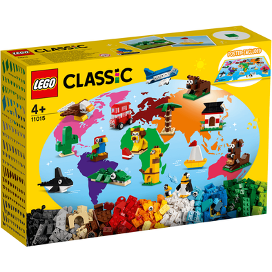 LEGO เลโก้ คลาสสิค อราวนด์ เดอะ เวิร์ด 11015