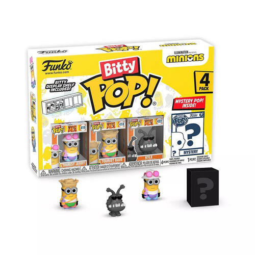 Funko Bitty Pop! Minions - Tourist Jerry (4 Pack) - Assorted