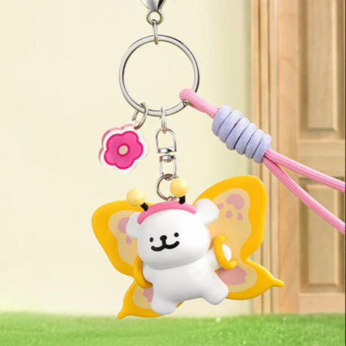 Funism Maltese Butterfly Keychain