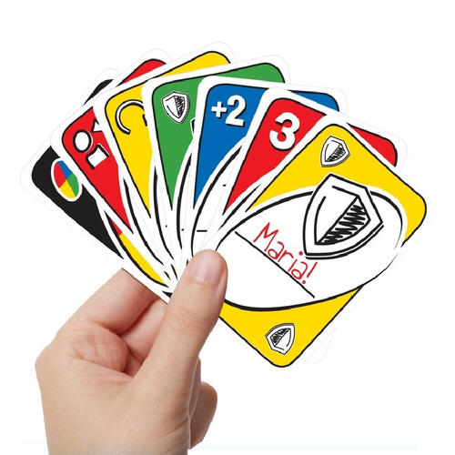 Mattel Card Games - The Classic Game Uno: Upgraded Version - Giant Cards  And Dry Eraser Wild Card : Target