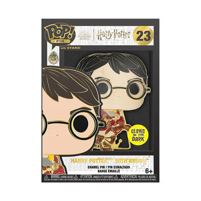 Funko Pop! Pin: Harry Potter - Harry Potter With Broom Enamel Pin
