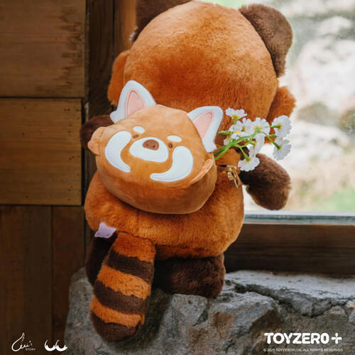 LuLu the Piggy Animal Party - Lively Red Panda Lu Plush