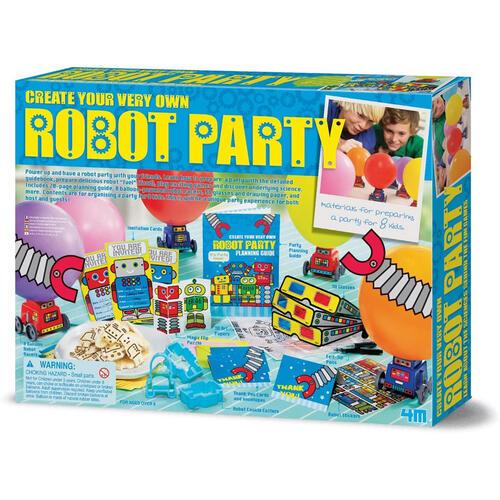 4M Create Your Own Robot Party Kit