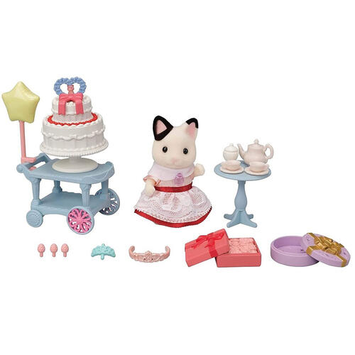 Sylvanian Families Birthday Party Set with Figurine