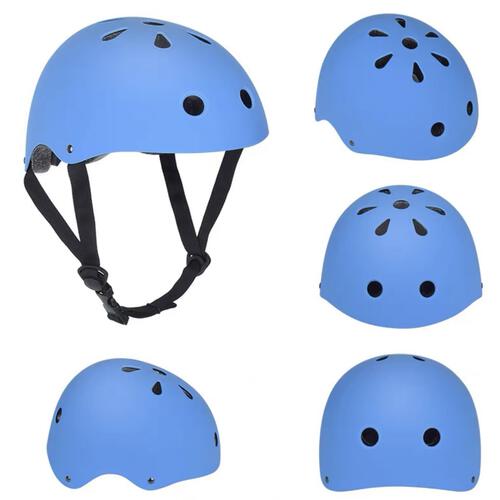 หมวกกันน๊อคเด็ก ขนาด L สีน้ำเงิน (58-62cm)