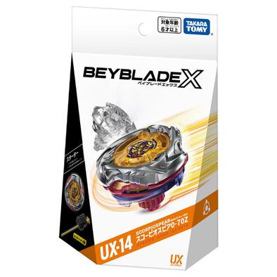 Takara Tomy Beyblade X UX-14 Starter Scorpio Spear 0-70Z