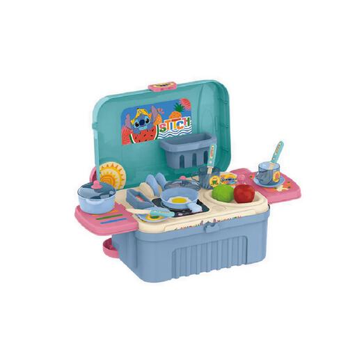 Disney Stitch 3-in-1 Kitchen Toy Trolley