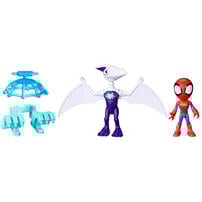 Spidey And His Amazing Friends Dino-Webs Ghostasaurus & Spidey Action Figure Set