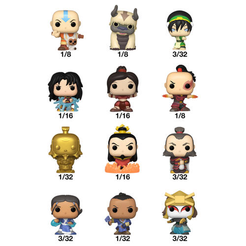 Funko Bitty POP! Avatar: The Last Airbender Mystery Blind Bag Vinyl Figure - Assorted