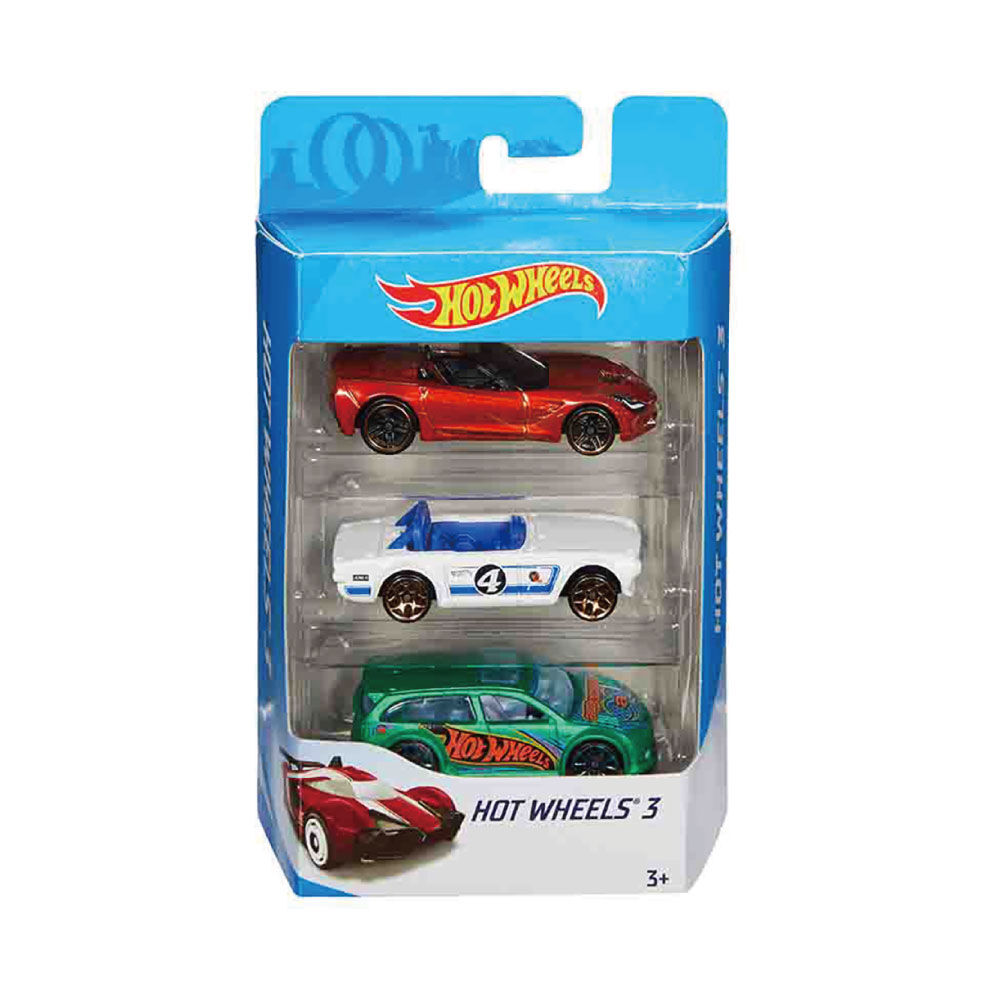 Hot wheels cars 3 pack sales