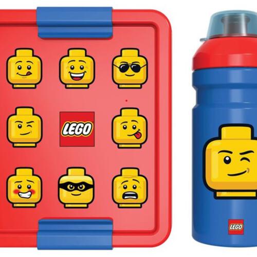 Lego เลโก้ ชุดกล่องข้าว สีแดง