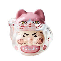 TOYZEROPLUS PP x Monster Lucky Kitten Daruma Blind Box - Assorted